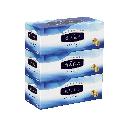 大王製紙エリエール贅沢保湿ティッシュ200W×3P シロ