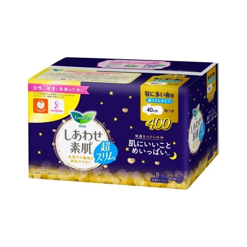 ロリエしあわせ素肌超スリム特に多い夜用