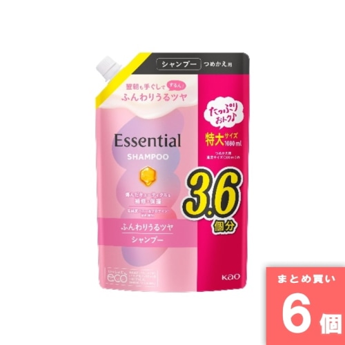 [取寄10][まとめ買い]【6個セット】エッセンシャルふんわりSP 詰替大容量 [4901301436641]