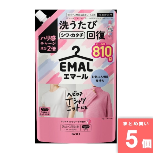 [まとめ買い]【5個セット】エマールアロマティックブーケの香り替え810g