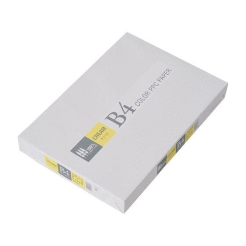 カラーコピー B-4 クリーム 500枚