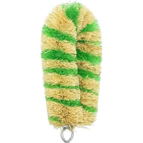 ストライプタワシ ピッコロ抗菌 KV301 グリーン・レッド [1個入り]