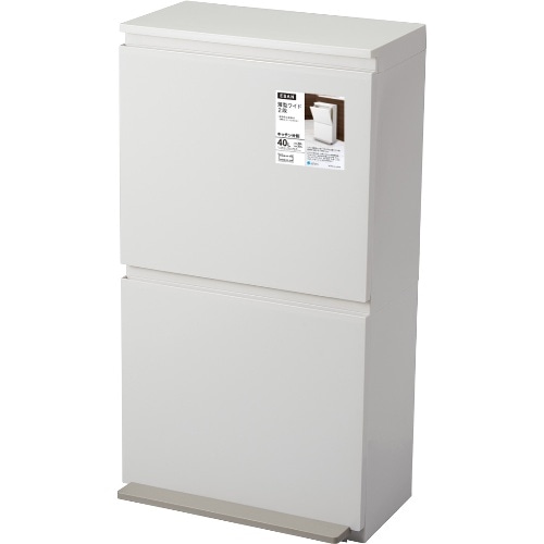 ホワイト 分別ペダルワイド [1個]