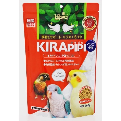 [取寄10]キョーリン キラピピインコ中粒300g [1個][4971618730336]
