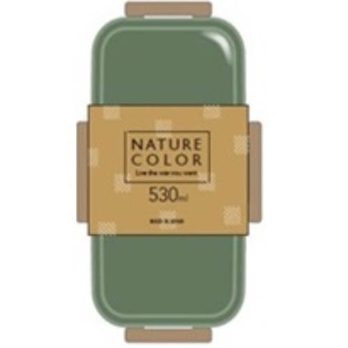 PFLB6AG セージグリーン 抗菌ふわっと弁当箱 [1個]