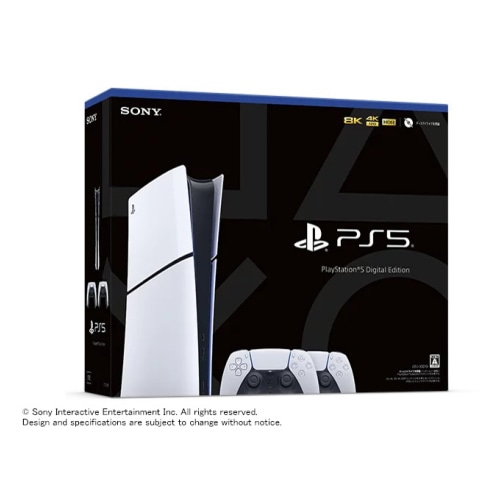 プレイステーション5 デジタル・エディション DualSense ワイヤレスコントローラー ダブルパック CFIJ-10019 [1TB]