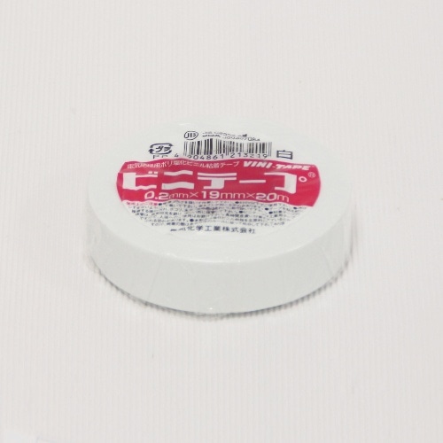 ビニールテープ #101 19X20M/W ホワイト