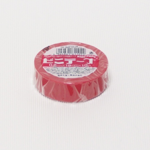 ビニールテープ #101 19X10M/RD レッド