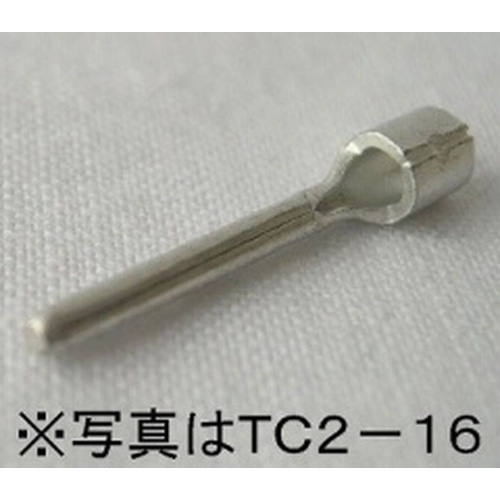 裸圧着端子棒型 TC2-16 シルバー