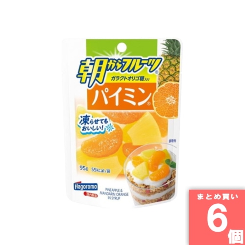 [取寄10][まとめ買い]【6個セット】朝からフルーツパイミンパウチ 95g [4902560171335]