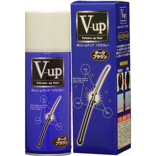 V-upヘアスプレーダークブラウン