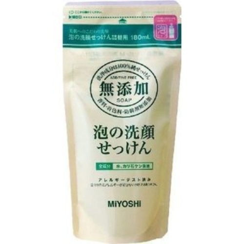 無添加泡の洗顔せっけん詰替 180ml