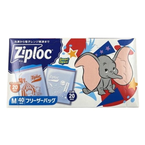ジップロックフリーザーバッグM ディズニー2025秋 40枚入