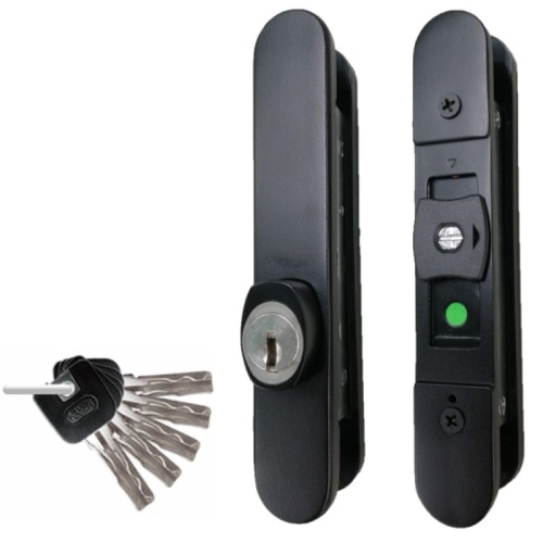 万能防犯型引戸錠 HD-100 ブラック