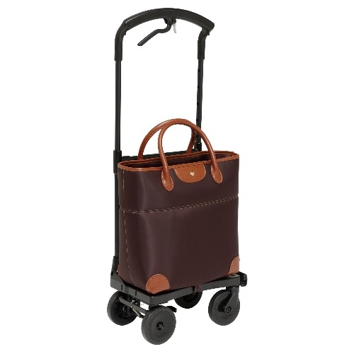 おとなりカートブレーキ付トートタイプ WCC04 ブラウン