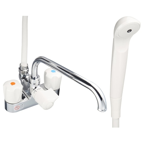 台付2ハンドル混合水栓 TMS27C (一時止水付、スプレー)