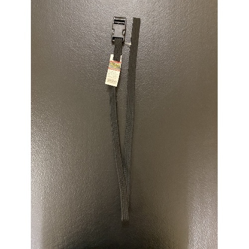 バックル付ゴムベルト 1m HR-2607 ブラック