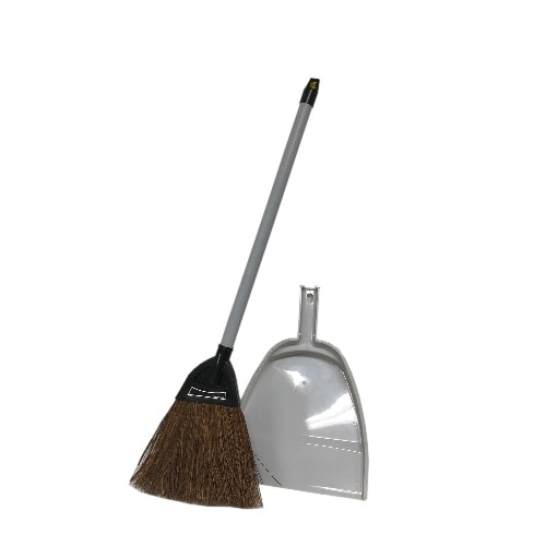 NC 赤シダほうき ちりとりセット