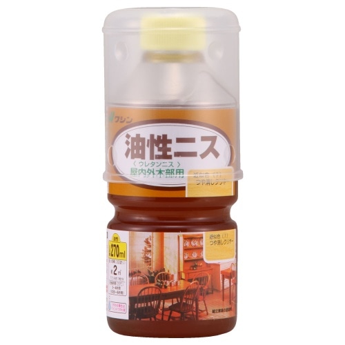 油性ニス270ml つや消しクリヤー