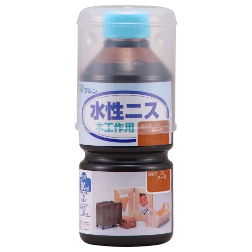 水性ニス300ml チーク