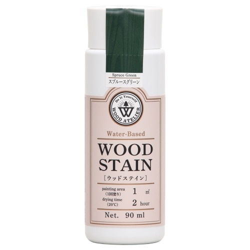 ウッドステイン90ml スプルースグリーン
