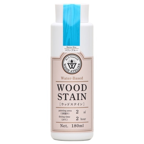 ウッドステイン180ml マリンブルー