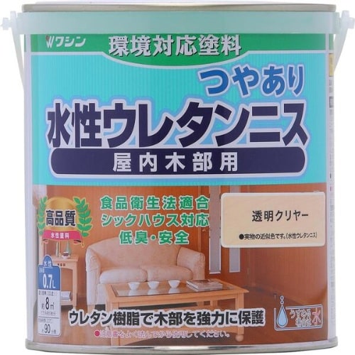 水性ウレタンニス 0.7L 透明クリヤー
