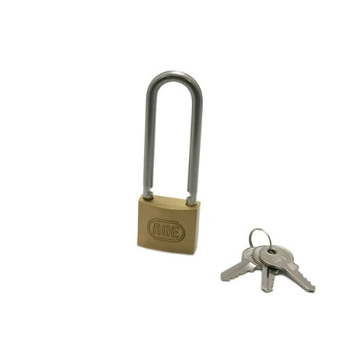 ステン弦長ロック南京錠 35mm G032 G-032 真鍮 [1個]