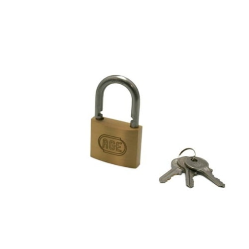 ステンWロック南京錠 45mm G-050 G-050 真鍮 [1個]