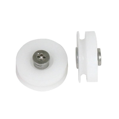 網戸用取替戸車 偏芯タイプ戸車のみ2個入 シルバー [2個]