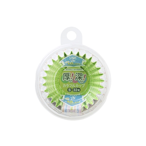 厚い深いカラフルカップ ストライプ柄 スクエアビッグ 12枚