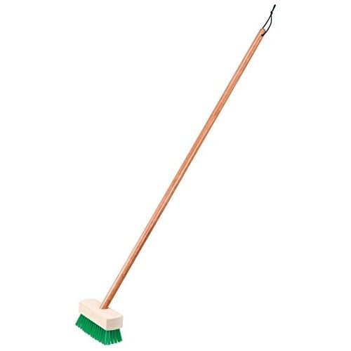 NC デッキブラシ 木柄