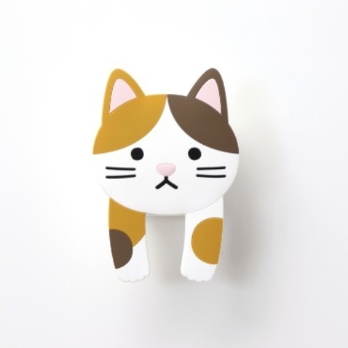 スティッキーフックポケット みけねこ [1個]