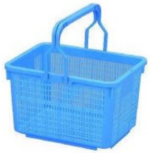角型採集カゴ ブルー