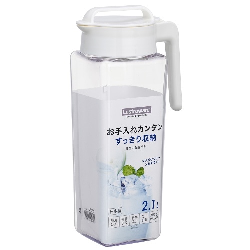 K－1298 WH タテヨコ・スクエアピッチャー2．1 [1個]