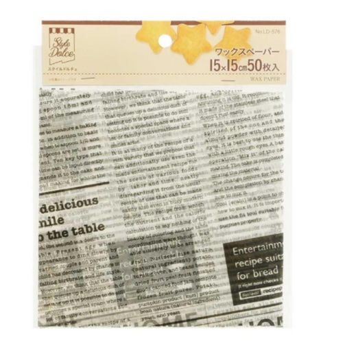 LD-576 ワックスペーパー50枚入15×15cm [1個]