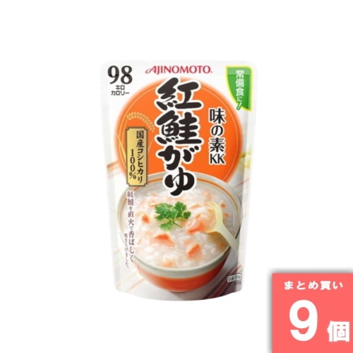 [取寄10][まとめ買い]【9個セット】紅鮭がゆ 250g [4901001052424]