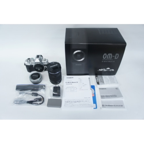 [展示品A]OM-D E-M10 Mark IV EZダブルズームキット シルバー