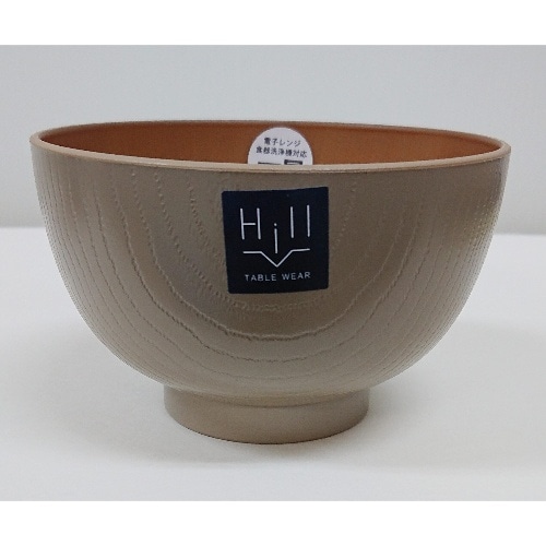 イシダ PC汁椀 ヒル アースブラウン [1個]