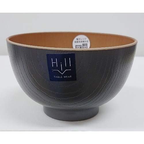 イシダ PC汁椀 ヒル スチールグレー [1個]