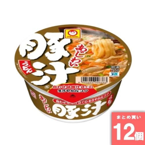 [取寄10][まとめ買い]【12個セット】あじわい豚汁うどん 109g [4901990369305]
