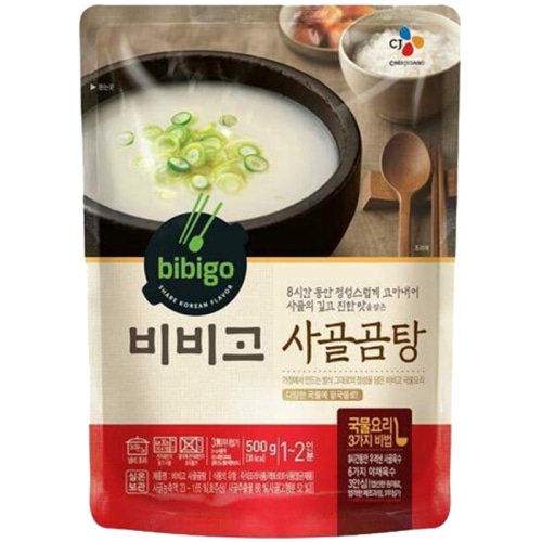カンブリア宮殿で放送！ 綿半 ワールドマーケット bibigo 牛骨コムタン 500g 【韓国】