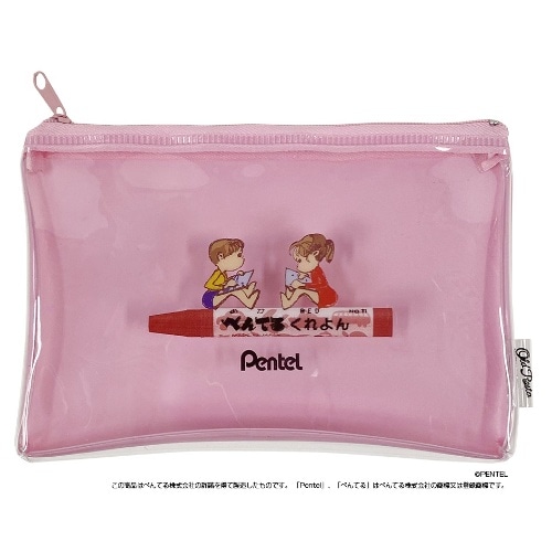 クリアポーチ ペンテルクレヨン 0