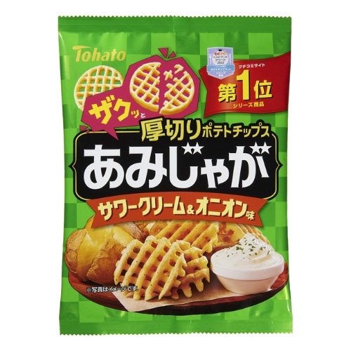 [取寄10]あみじゃが サワークリーム＆オニオン味 [1袋][4901940114191]