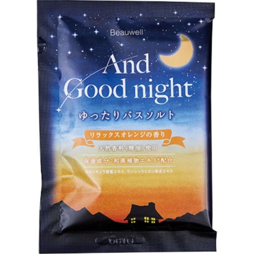 BW AGN ゆったりバスソルト リラックスオレンジ 40g