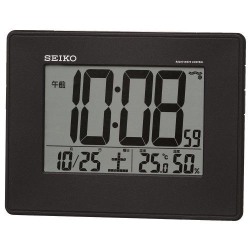 目覚し時計 SQ770K ブラック