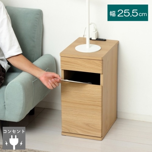 コンセント付ダストボックス 82313 ナチュラル (本州四国九州限定)