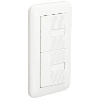 コスモワイド 埋込ネームダブルスイッチB WTP50612WP