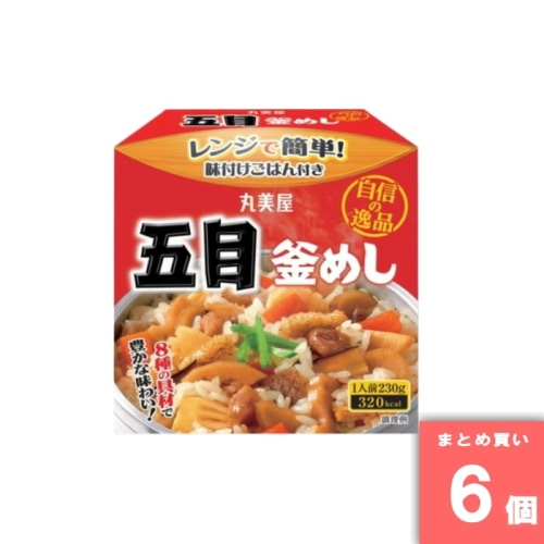 [取寄10][まとめ買い]【6個セット】五目釜めし 味付け ごはん付き 230g [4902820231052]