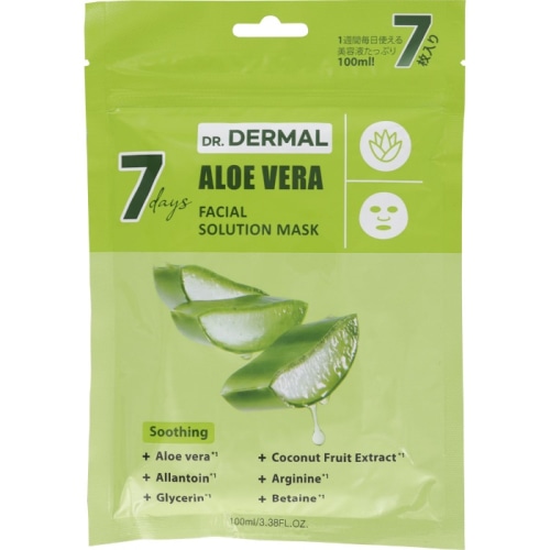 ドクターダーマル 7daysフェイシャルソリューションマスク アロエベラ 7枚